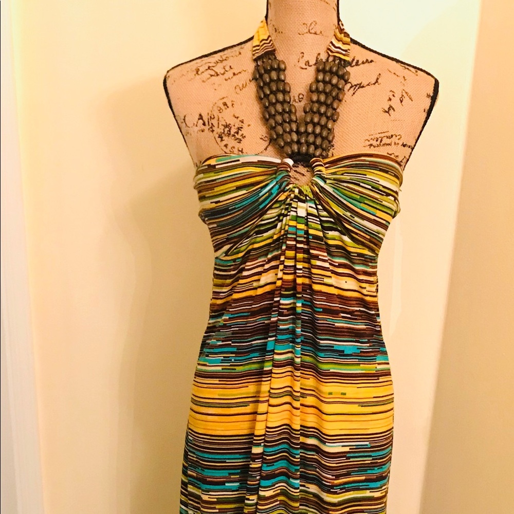 Stunning Neckline Long Maxi